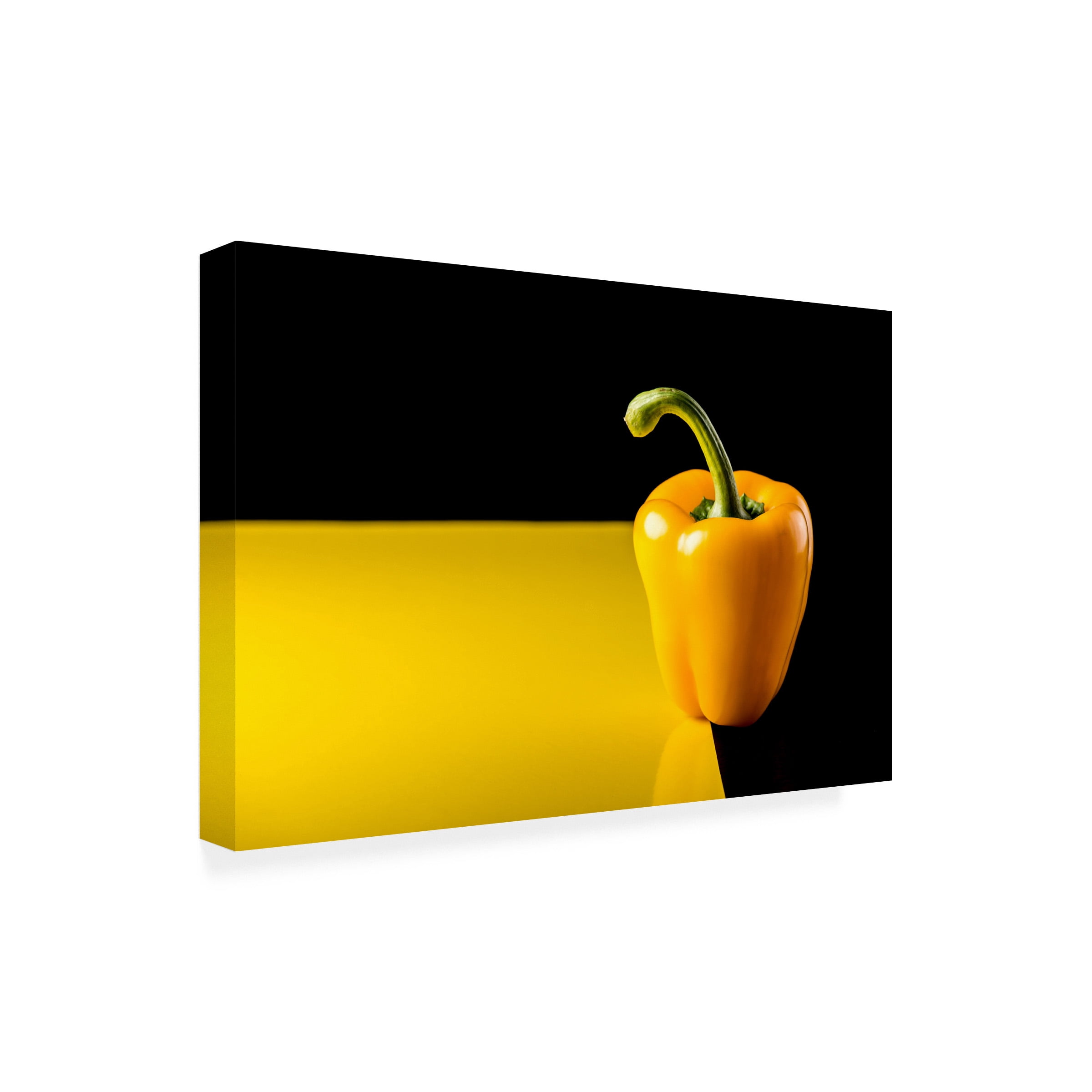 Marius Miclea 'Discovering Yellow' Canvas Art