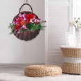 thumbnail image 1 of Cesta tejida de mimbre hecha a manocontenedor de flores secas montado en la pareddecoración de jardín Ndcxsfigh Para estrenar, 1 of 9