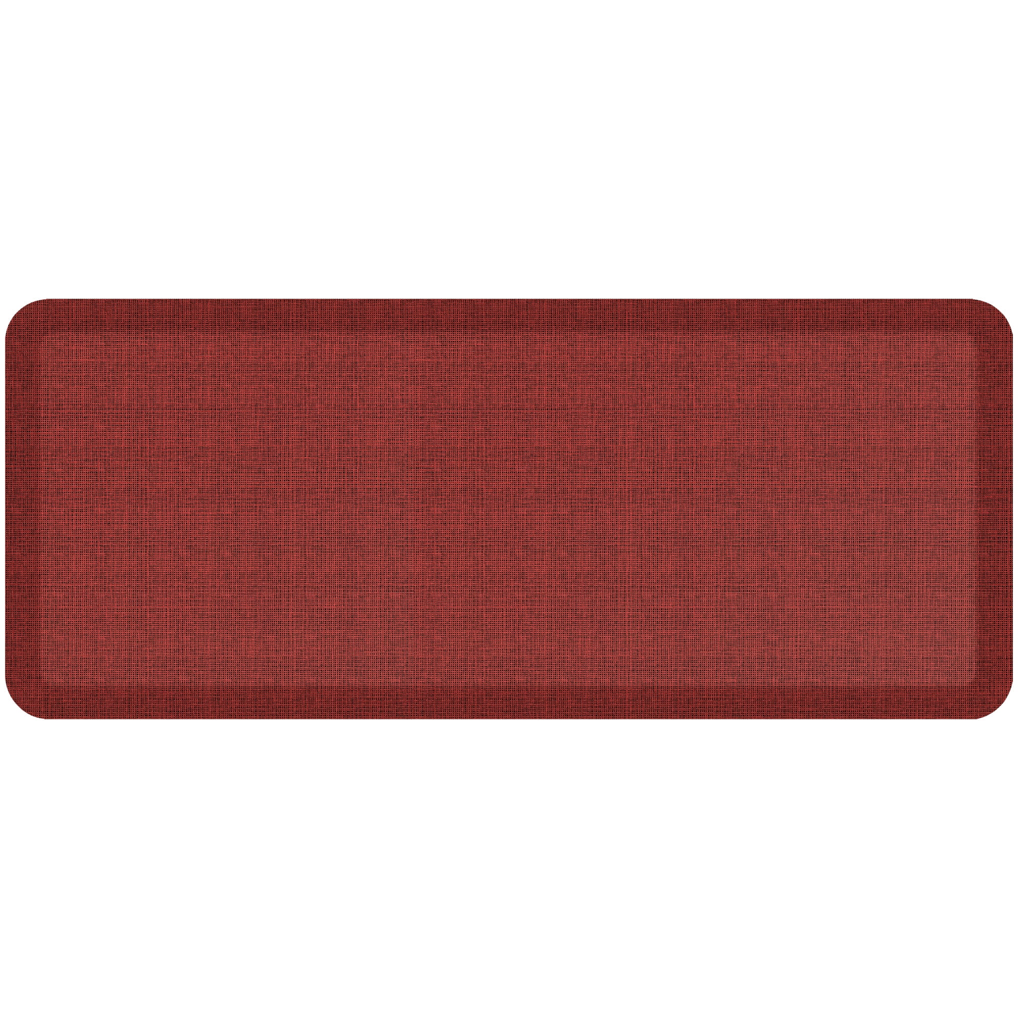 Newlife By Gelpro Designer Comfort Kitchen Floor Mat 20x48 Tweed Barn Red Walmart Com Walmart Com