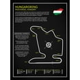 thumbnail image 2 of Rogan, Mark 15x18 Black Ornate Wood Framed with Double Matting Museum Art Print Titled - Hungaroring BL, 2 of 4