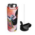 thumbnail image 3 of mira royal detective Kids Insulated Water Bottle With Straw - 18 Oz Stainless Steel Double Wall Vacuum Cup, Leakproof, Bpa Free, Suitable For Boys And Girls, 3 of 5