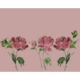 thumbnail image 2 of Price, Lucille 18x15 Black Ornate Wood Framed with Double Matting Museum Art Print Titled - Trio Of Peonies, 2 of 4