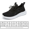 thumbnail image 2 of Zapatos para correr Zapatos casuales para mujer Zapatillas ligeras Zapatos con cordones Ocio Zapatos de calle Malla, 2 of 4