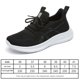thumbnail image 3 of Zapatos casuales para mujer Zapatos de tenis transpirables Zapatos para caminar con cordones (40 Negro) Likrtyny Tenis De Mujer Tenis De Hombre, 3 of 6