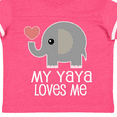 thumbnail image 4 of Inktastic My Yaya Loves Me Grandchild Boys or Girls Toddler T-Shirt, 4 of 5