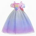 thumbnail image 5 of RUTAYY Children Girls Straps Neck Off Shoulder Short Sleeved Multicolored Flower Long Princess Style Flowing Skirt Active Clothes , Pink, 11-12 Years, 5 of 9