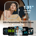 thumbnail image 4 of Smart Watch for Men Women, 2026 New 1.91" HD Smartwatch Fits for Android iPhone, Fitness Tracker with Bluetooth Answer/Make Calls/120+Sports Modes/IP68 Waterproof/Sleep/Pedometer, perfect gift Sliver, 4 of 8