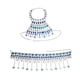thumbnail image 2 of Summer Beach Crystal Waist Chain Tassel Shiny Body Jewelry Azul Sunnimix Lentejuelas Cadena del cuerpo del vientre, 2 of 8