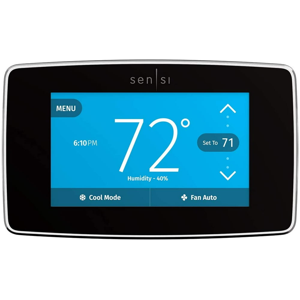 Emerson Sensi Touch WiFi Smart Thermostat with Touchscreen Color