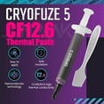 thumbnail image 2 of Cooler Master Cryofuze 5 CF12.6 Thermal Paste Heat Conduction Compound Grease For Computer PC Laptop CPU GPU Video Card CF12.6 1 PCS, 2 of 6