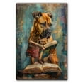 thumbnail image 3 of Boerboel Decor Poster Unframe, Boerboel Dog Canvas Wall Art, Dog Reading Book Canvas Print Painting Poster Wall Decor Dog Lovers Gifts, 3 of 6