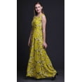 thumbnail image 5 of Bimba Robe Longue Maxi Sans Manches pour Femmes à Imprimé d'Oiseaux Style Chic - X-Grand, 5 of 5
