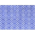 thumbnail image 1 of Ahgly Company Machine Washable Indoor Rectangle Abstract Blue Contemporary Area Rugs, 4' x 6', 1 of 4