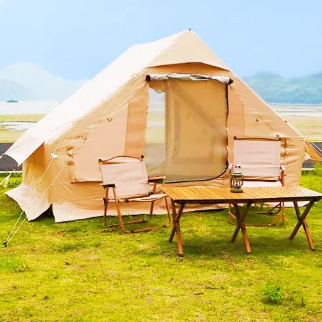 Automatic Inflatable Camping Tent - Waterproof Sun-Resistant Oversized Space for Family Outdoor Picnics & Camping Trips