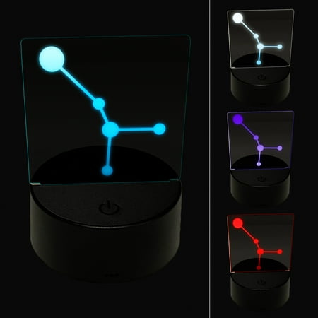 

Cancer Zodiac Star Constellations LED Night Light Sign 3D Illusion Desk Nightstand Lamp