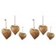 thumbnail image 1 of 2X Campana Decorativa de Metal en Forma de CorazóN 3D con Cuerda Colgante Campana de Metal de LatóN Envejecido, 1 of 8