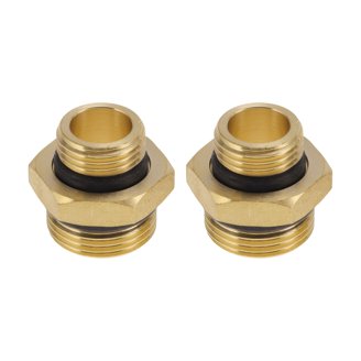 1-Inch Female To 3/4-Inch Male Hex Brass Union Fitting – 228 PSI, 16 Bar, Brass Pipe Adapter For Water, Gas & Oil