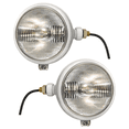thumbnail image 2 of APSMOTIV 8n Ford Tractor Headlights Complete Head Lamp Lights Assembly Set with 12v bulbs Compatible for Ford | New Holland 2N 8n 600 800 8N 9N NAA Gray Color Tractor Lights Universal Fit Tractor, 2 of 5