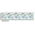 thumbnail image 2 of Ambesonne Hydrangea Fabric by the Yard Upholstery, Fresh Flowers on Stripes, 1 Yard, Multicolor, 2 of 4