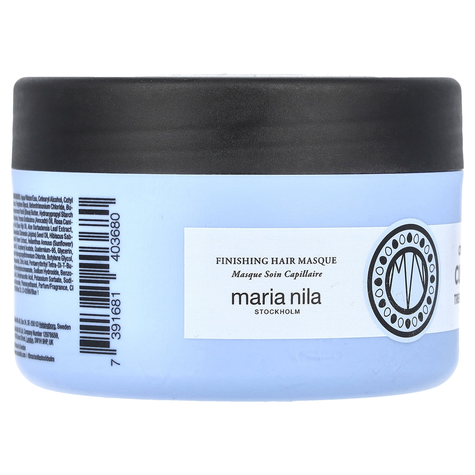 Maria Nila Coils & Curls Treatment Finishing Hair Masque, 8.5 fl oz (250 ml)
