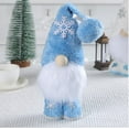 thumbnail image 2 of Bouanq Christmas Decorations Xmas Tree Ornaments Christmas Faceless Doll Standing Snowflake Decoration Ornaments Window Desktop Gnome Christmas Decorations Christmas Gifts on Clearance, 2 of 5