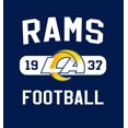 thumbnail image 2 of NFL Los Angeles Rams Football 1937 Navy X-Large Hoodie, 2 of 4