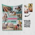 thumbnail image 3 of Customized Photo Collage Blanket-Wedding Blanket. Soft Fleece Throw Blanket, Personalized Picture Blanket. Gift for Wedding, Christmas, Birthday & Anniversary.(Photo Blanket- 07, 50" X 60") Blankets, 3 of 5