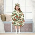 thumbnail image 7 of joogoo Wearable Blanket Hoodie for Cherry Fruit Flannel Sherpa Pocket 3-14 YR S, 7 of 7