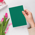 thumbnail image 5 of PA Paper Accents Heavyweight Smooth Cardstock 8.5" x 11" Hunter Green, 100lb colored cardstock paper for card making, scrapbooking, printing, quilling and crafts, 25 piece pack, 5 of 7
