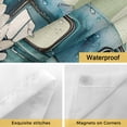 thumbnail image 4 of Truck Daisy No Hooks Shower Curtain with Snap-in Liner Welcome Spring Shower Curtains for Bathroom, Waterproof, Easy Install, Washable 72"x96", 4 of 9