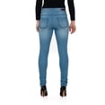 thumbnail image 2 of Bluberry denim Délavé Clair Indigo à Jambe Étroite pour Femmes, 2 of 6