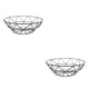 thumbnail image 3 of Toystoory Cesta de fruta de escritorio creativa para sala de estar, cesta de almacenamiento de aperitivos de hierro para cocina, escurridor de platos de Negro 2piezas Toystoory CBP108155, 3 of 5