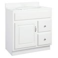 thumbnail image 5 of Design House Concord Vanity Without Top in White, Fully Assembled, 30-Inch, 5 of 11
