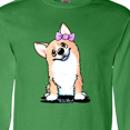 thumbnail image 4 of Inktastic Corgi Puppy Girl Long Sleeve T-Shirt, 4 of 5