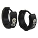 thumbnail image 1 of Pendientes de clip de oreja con de punk de material acero inoxidable para hombres negros de moda, 1 of 9