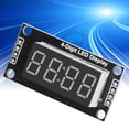 thumbnail image 1 of Kozecal Digital Display Module,LED Display Segment Module,0.36in 4 Digit Digital Tube LED Blue Display Segment Module With Clock TM1637 2 Pin IO 5V, 1 of 8