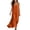 Orange, variant on LEAVINGSUO Summer Dresses For Women Round Neck Thin Spaghetti Straps Sleeveless Skirt Solid Loose Casual Maxi Dress Black S