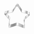thumbnail image 1 of Bovemsi Promotional Popsicles Molds Large Christmas Cookie Cutters 4" Holiday Cookie Cutters Stainless With Recipe Instruction Snowman Christmas Tree Snowflake.., 1 of 9