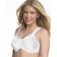 thumbnail image 1 of Bali 3562 Satin Tracings Underwire Minimizer Bra Size 46C, White, 1 of 1