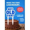 thumbnail image 3 of Hey Old Fart Birthday Cake Topper – Funny Gag Party Decoration, 3 of 5