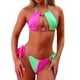 thumbnail image 4 of Trajes de Baño de Bikini de Mujer de Color Sólido Sexy de Moda Dividido con Pantalones, Nylon de Corte Alto para la Piscina de Playa Y las Vacaciones de Verano, 4 of 9