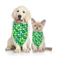 thumbnail image 4 of FYTPOV 2pcs Dog Bandana, St.Patrick's Day Pet Scarf Bibs for Dogs Cats, Adjustable Pet Supplies for Small Medium Large Dog Puppy Cat Pet, Green, 4 of 5