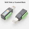 RJ45 Screw Terminal Connector RJ45 Solderless Male Plug to 8-Pin ...