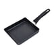 thumbnail image 1 of Mini sartén negra portátil de estilo japonés para freír huevos, rectangular, para tortillas, 13 x 18 cm, 1 of 13
