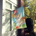 thumbnail image 2 of Happy Birthday Corgi Flag Canvas House Size, 2 of 4