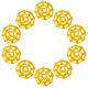 thumbnail image 1 of ADDHAT 10Ud Manija De Repuesto Ergonómica Para De Jardín Color Amarillo Resistente, 1 of 6