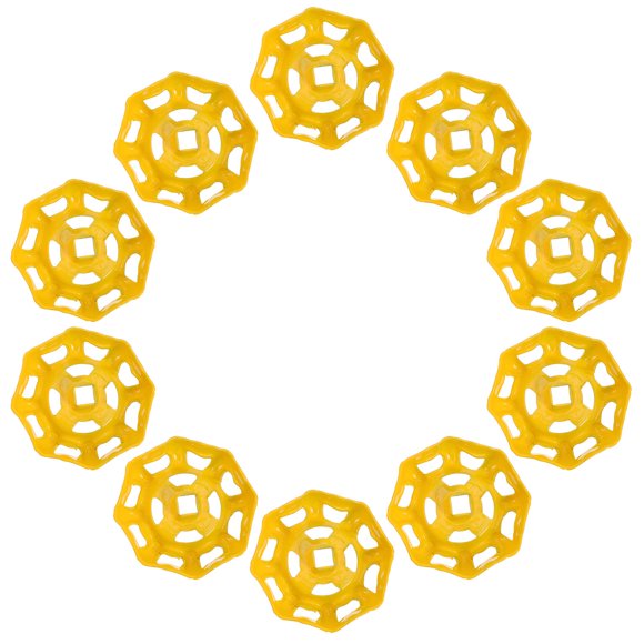ADDHAT 10Ud Manija De Repuesto Ergonómica Para De Jardín Color Amarillo Resistente