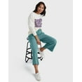 thumbnail image 4 of Hanes Originals Women's French Terry Wide Leg Cropped Pants Cactus XS, 4 of 7