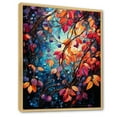 thumbnail image 2 of Designart "Colorful Vibrant Vines II" Abstract Floater Framed Canvas Art Print, 2 of 7