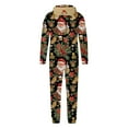 thumbnail image 6 of Penkiiy Christmas Pajamas for Family Matching Cute Long Sleeve Couples Soft Sleepwear One Piece Funny Christmas Pjs Sets M Black, 6 of 6